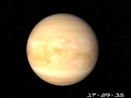 Planet Venus 3D Screensaver screenshot